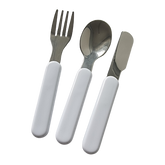 Kids polymer steel knife spoon and fork set for sublimation printing